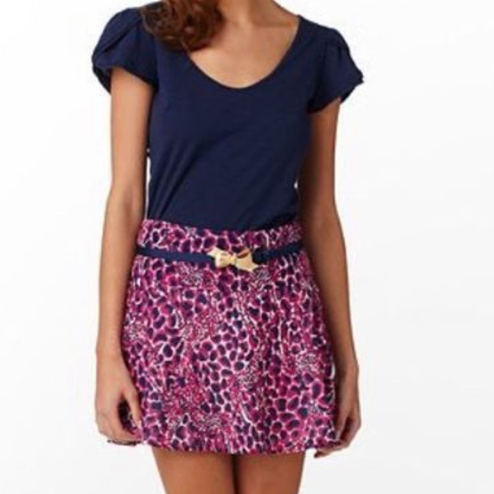 Lily Pulitzer Gigi giraffe skirt